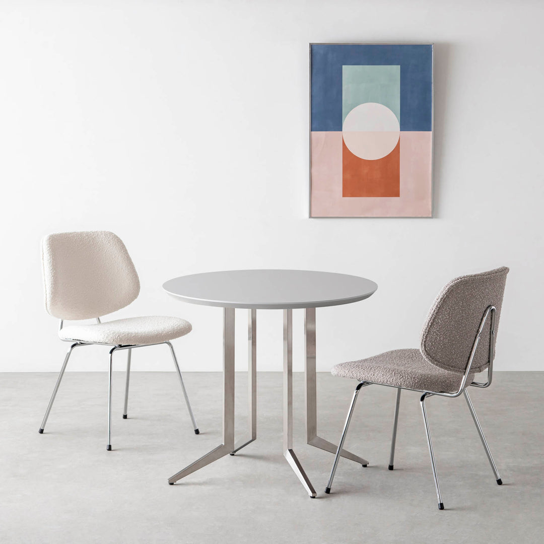 THE CAFE TABLE / FENIX NTM 全9色 Stainless 4本脚 × ラウンド φ61