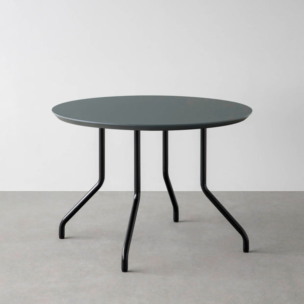 THE CAFE TABLE / FENIX NTM 全9色　Black Steel 4本脚 × ラウンド φ81 - 100
