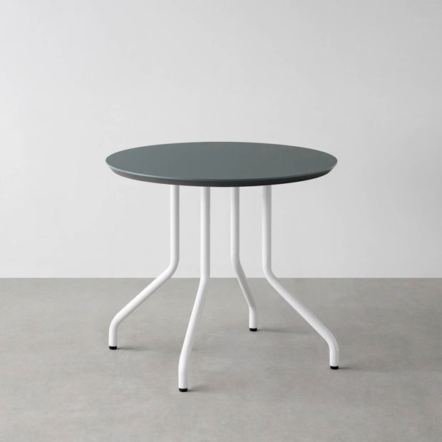 THE CAFE TABLE / FENIX NTM 全9色　White Steel 4本脚 × ラウンド φ61 - 80