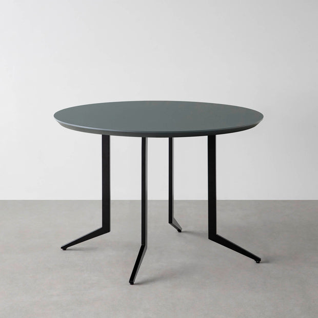 THE CAFE TABLE / FENIX NTM 全9色　Black Steel 4本脚 × ラウンド φ81 - 100