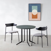 THE CAFE TABLE / FENIX NTM 全9色　Black Steel 4本脚 × ラウンド φ61 - 80