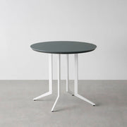 THE CAFE TABLE / FENIX NTM 全9色　White Steel 4本脚 × ラウンド φ61 - 80