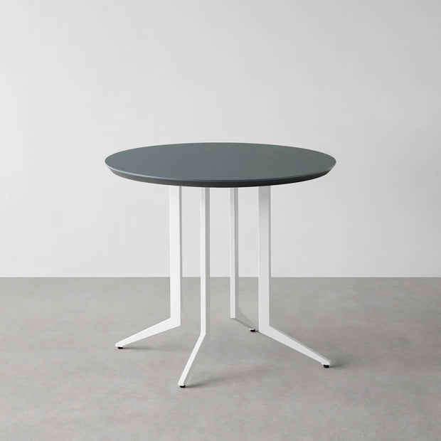 THE CAFE TABLE / FENIX NTM 全9色　White Steel 4本脚 × ラウンド φ61 - 80