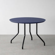 THE CAFE TABLE / FENIX NTM 全9色　Black Steel 4本脚 × ラウンド φ81 - 100