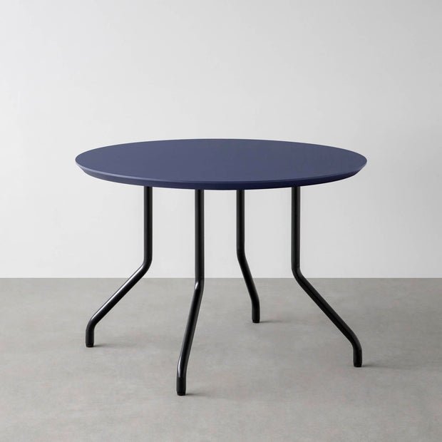 THE CAFE TABLE / FENIX NTM 全9色　Black Steel 4本脚 × ラウンド φ81 - 100