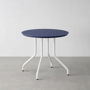 THE CAFE TABLE / FENIX NTM 全9色　White Steel 4本脚 × ラウンド φ61 - 80