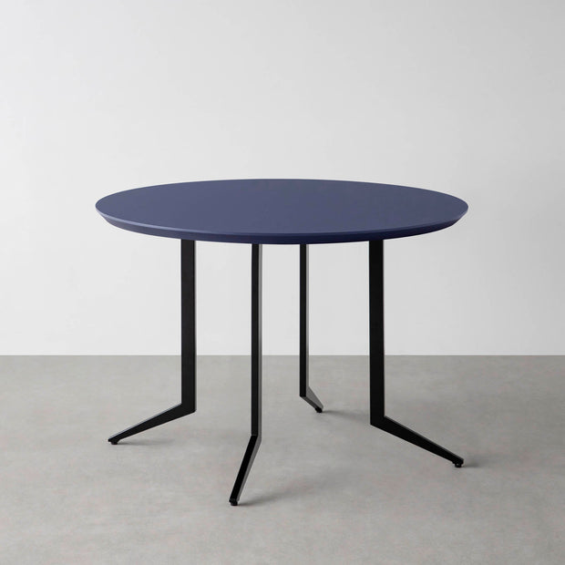 THE CAFE TABLE / FENIX NTM 全9色　Black Steel 4本脚 × ラウンド φ81 - 100