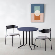 THE CAFE TABLE / FENIX NTM 全9色　Black Steel 4本脚 × ラウンド φ61 - 80
