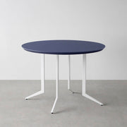 THE CAFE TABLE / FENIX NTM 全9色　White Steel 4本脚 × ラウンド φ81 - 100