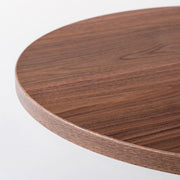 THE CAFE TABLE / ウォルナット　Black Steel 4本脚 × ラウンド φ61 - 80