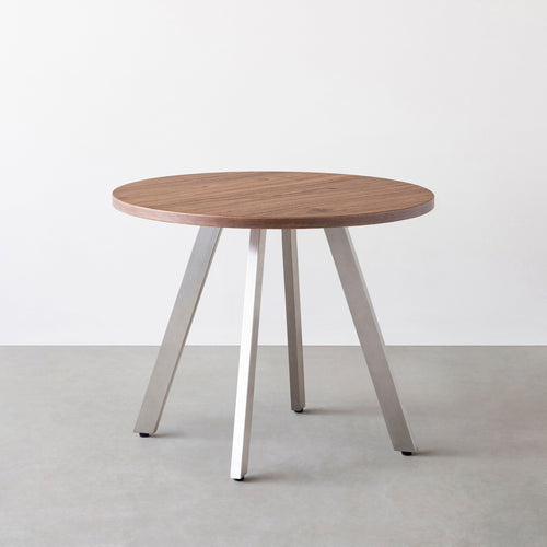 THE CAFE TABLE / ニューギニアウォルナット Stainless 4本脚