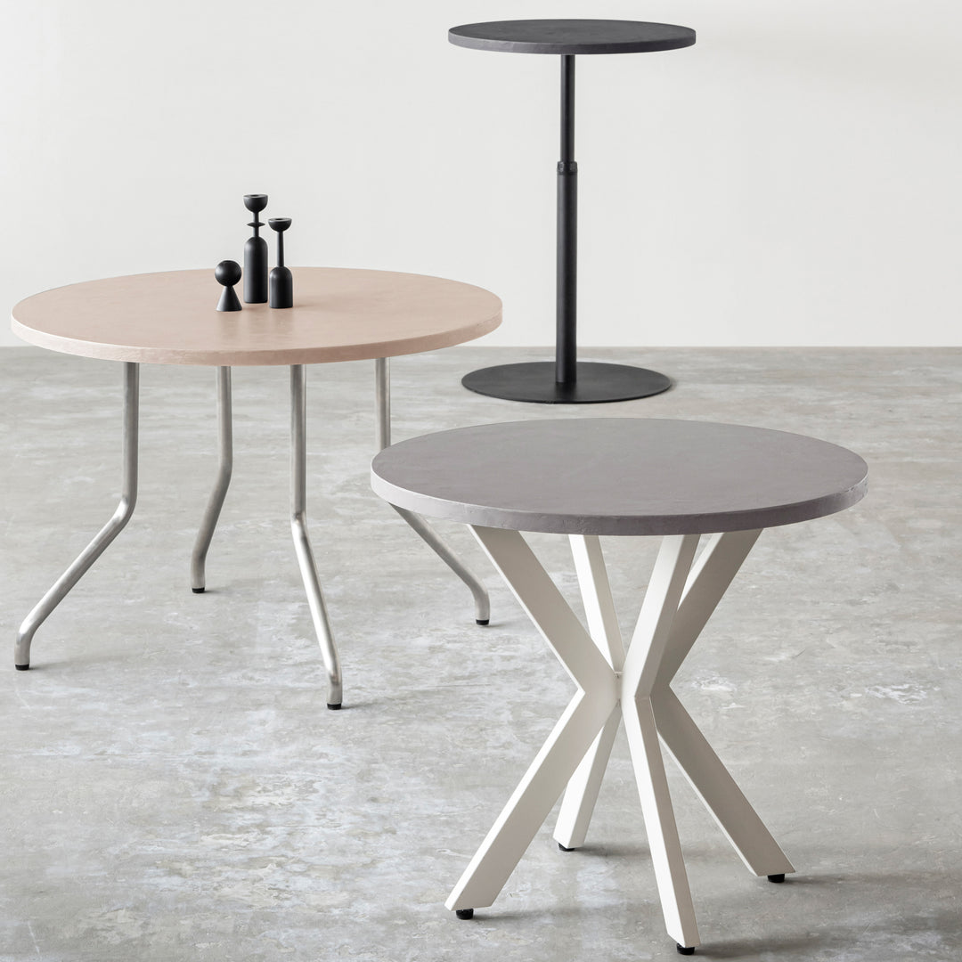 THE CAFE TABLE / MORTEX モールテックス 全4色 Black Steel カフェX