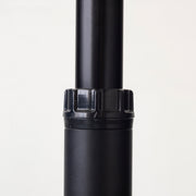 THE CAFE TABLE / リノリウム 全24色　Black Steel 1本脚 × ラウンド φ61 - 70