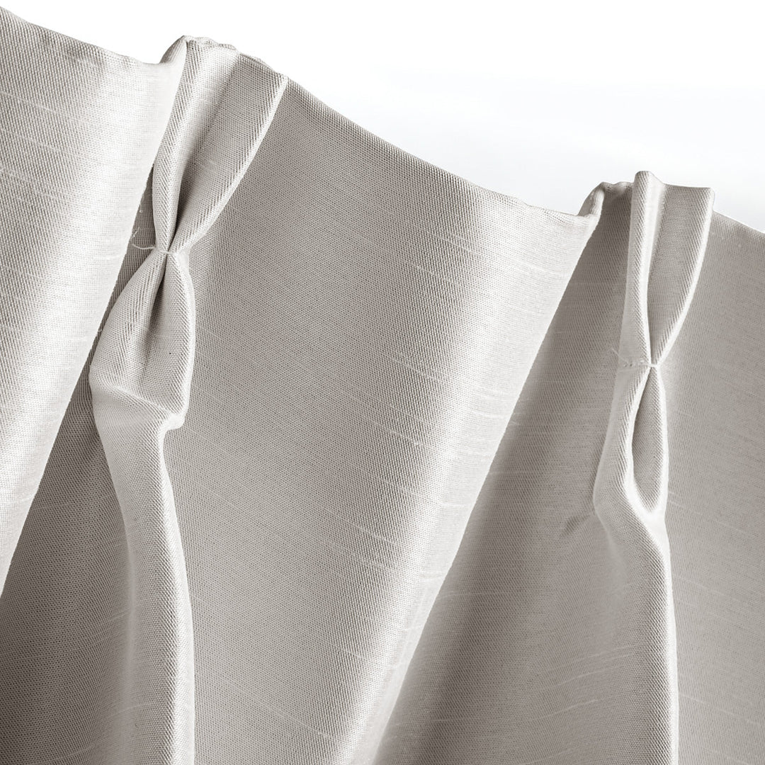 SAMPLE / Grace - Cool シャンタン織 遮光 プリーツカーテン – KANADEMONO