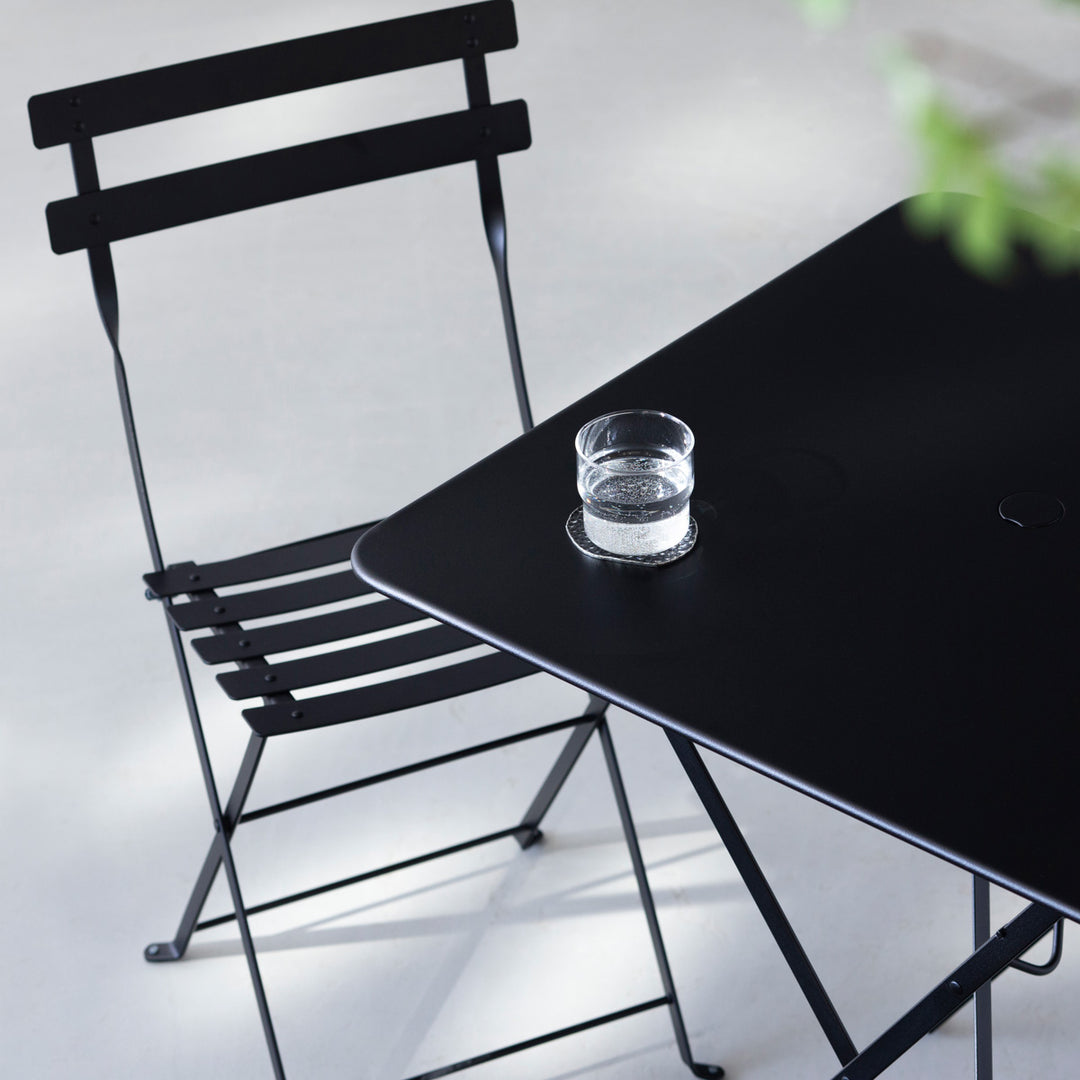 Folding - Bistro アウトドアでも使える チェア2脚セット