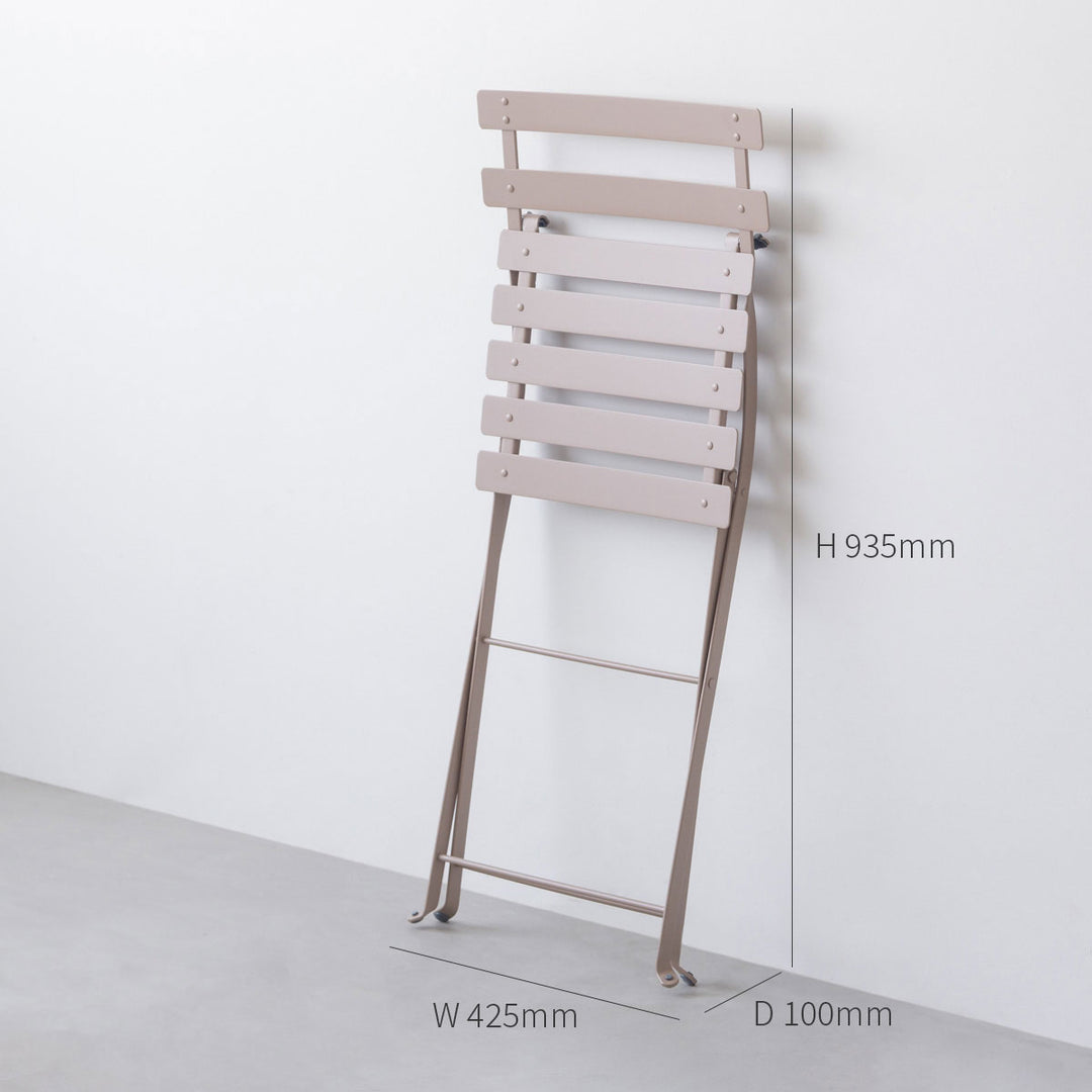 Folding - Bistro アウトドアでも使える チェア2脚セット