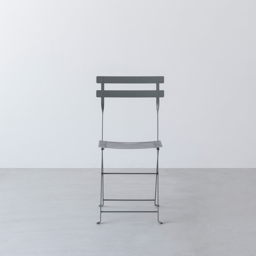 Folding - Bistro アウトドアでも使える チェア2脚セット