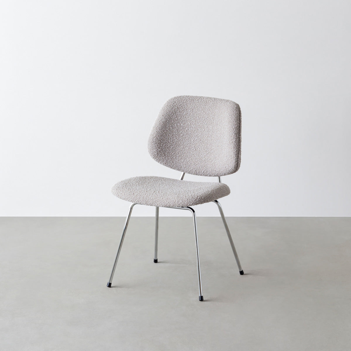 Stylish × Fluffy　ブークレ生地の モダンチェア