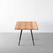 THE TABLE / 無垢 杉 × Black Steel × W181 - 250cm