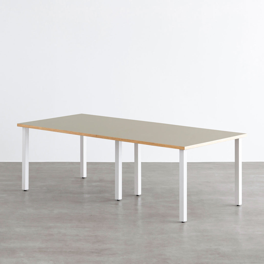 THE TABLE / リノリウム ブルー系 × Colored Steel 全8色 NATURE