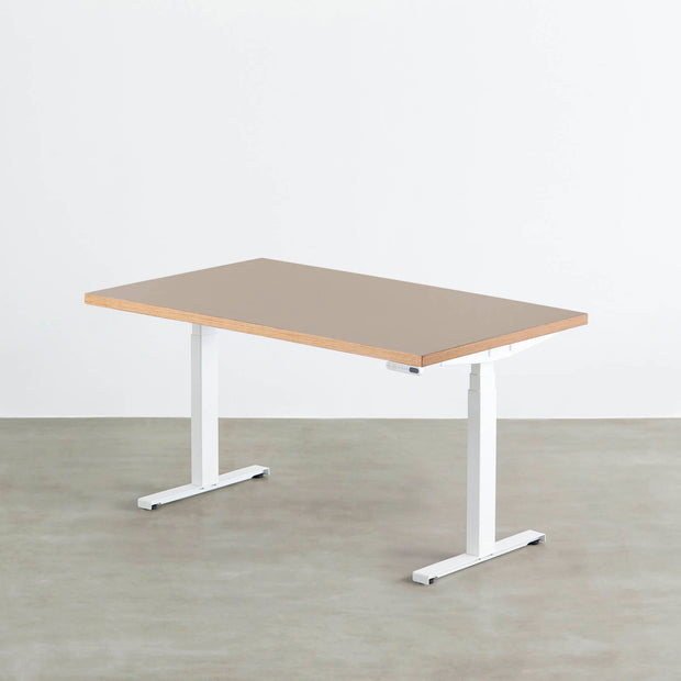 THE TABLE / リノリウム 全32色 × スマート電動昇降脚