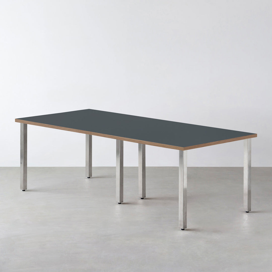 THE TABLE / リノリウム ブルー系 × Stainless × W181 - 300cm – KANADEMONO