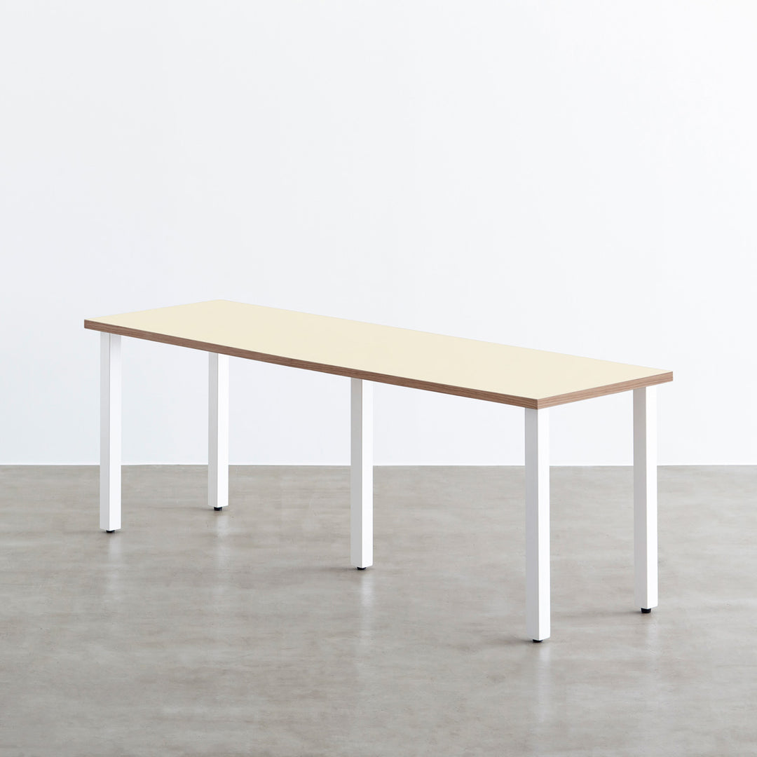5/4までKANADEMONO リノリウムPewter 130×80センチ KanademonoLinoleumPewterTable_