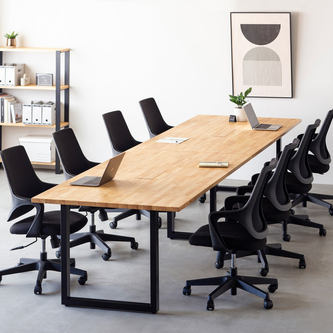 KANADEMONO THE TABLE ラバーウッドB テーブル 美品 THE TABLE / ラバーウッド ナチュラル × Black Steel – KANADEMONO