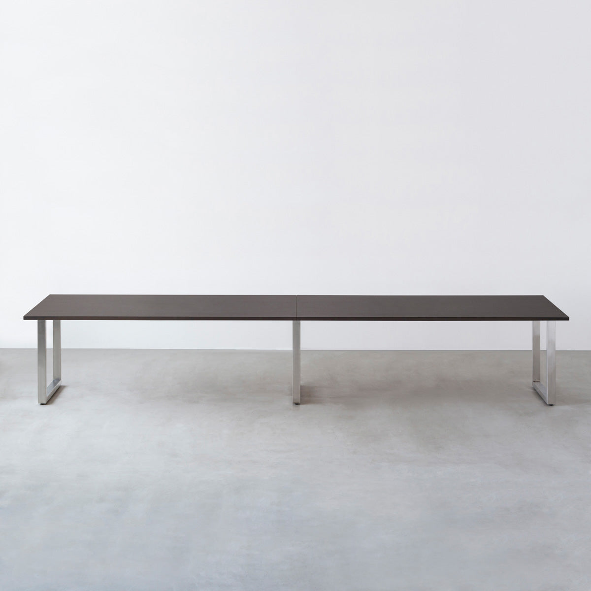 THE TABLE / ラバーウッド ブラックブラウン × Stainless × W301 - 400cm – KANADEMONO