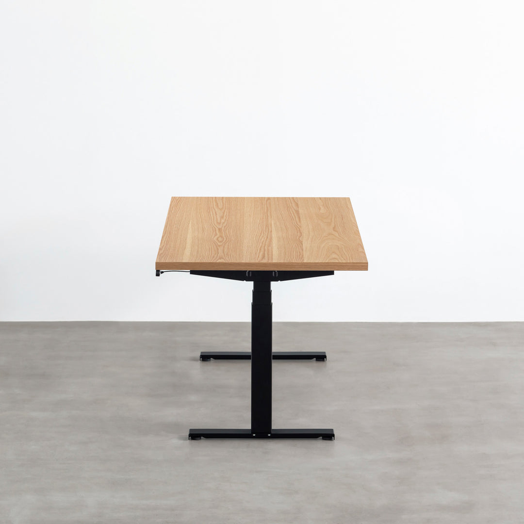 THE TABLE / ホワイトオーク × スマート電動昇降脚 – KANADEMONO