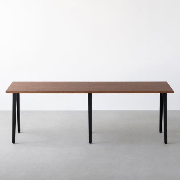 THE TABLE / ウォルナット × Black Steel × W181 - 300cm