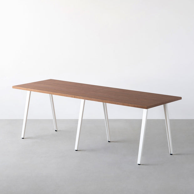 THE TABLE / ウォルナット × White Steel × W181 - 300cm