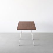 THE TABLE / ウォルナット × White Steel × W181 - 300cm