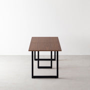 THE TABLE / ウォルナット × Black Steel × W181 - 300cm