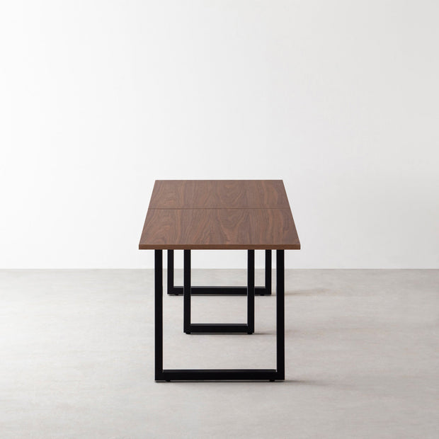 THE TABLE / ウォルナット × Black Steel × W181 - 300cm