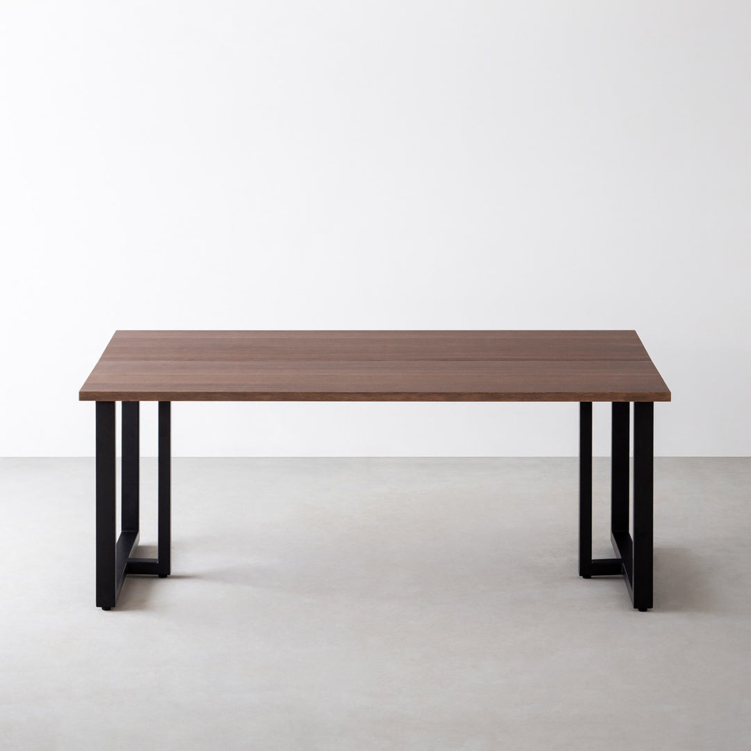 THE TABLE / ウォルナット × Tube T - Black Steel × W100