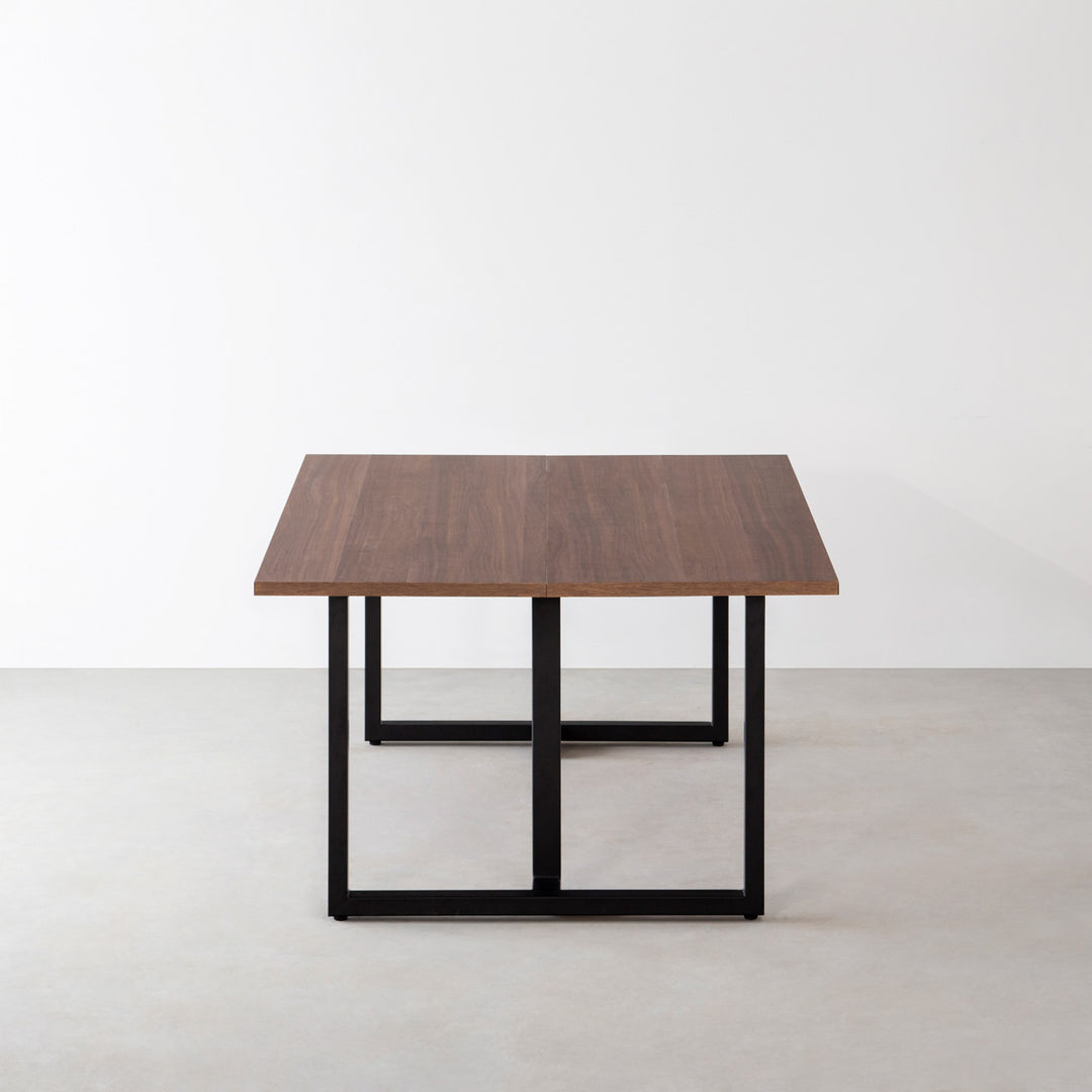 THE TABLE / ウォルナット × Tube T - Black Steel × W100