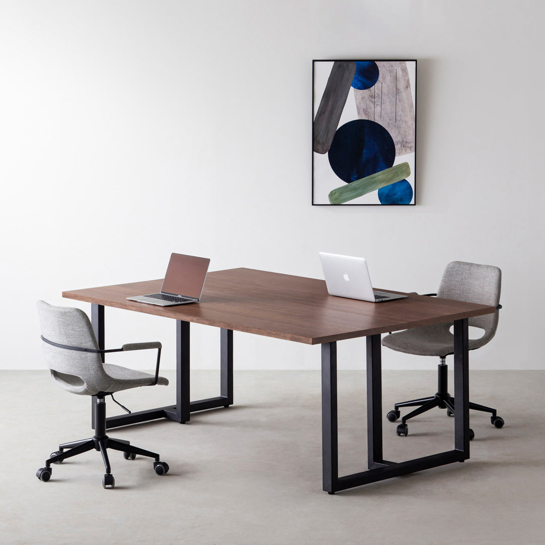 THE TABLE / ウォルナット × Tube T - Black Steel × W100 THE TABLE / ウォルナット × Tube T - Black Steel × W100