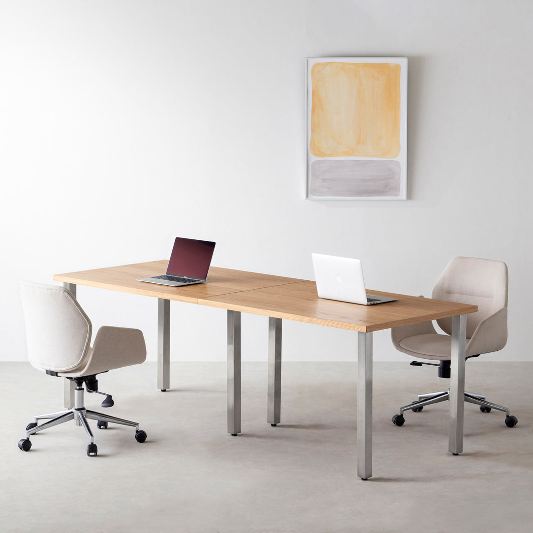 THE TABLE / ホワイトオーク × Stainless × W181 - 300cm – KANADEMONO