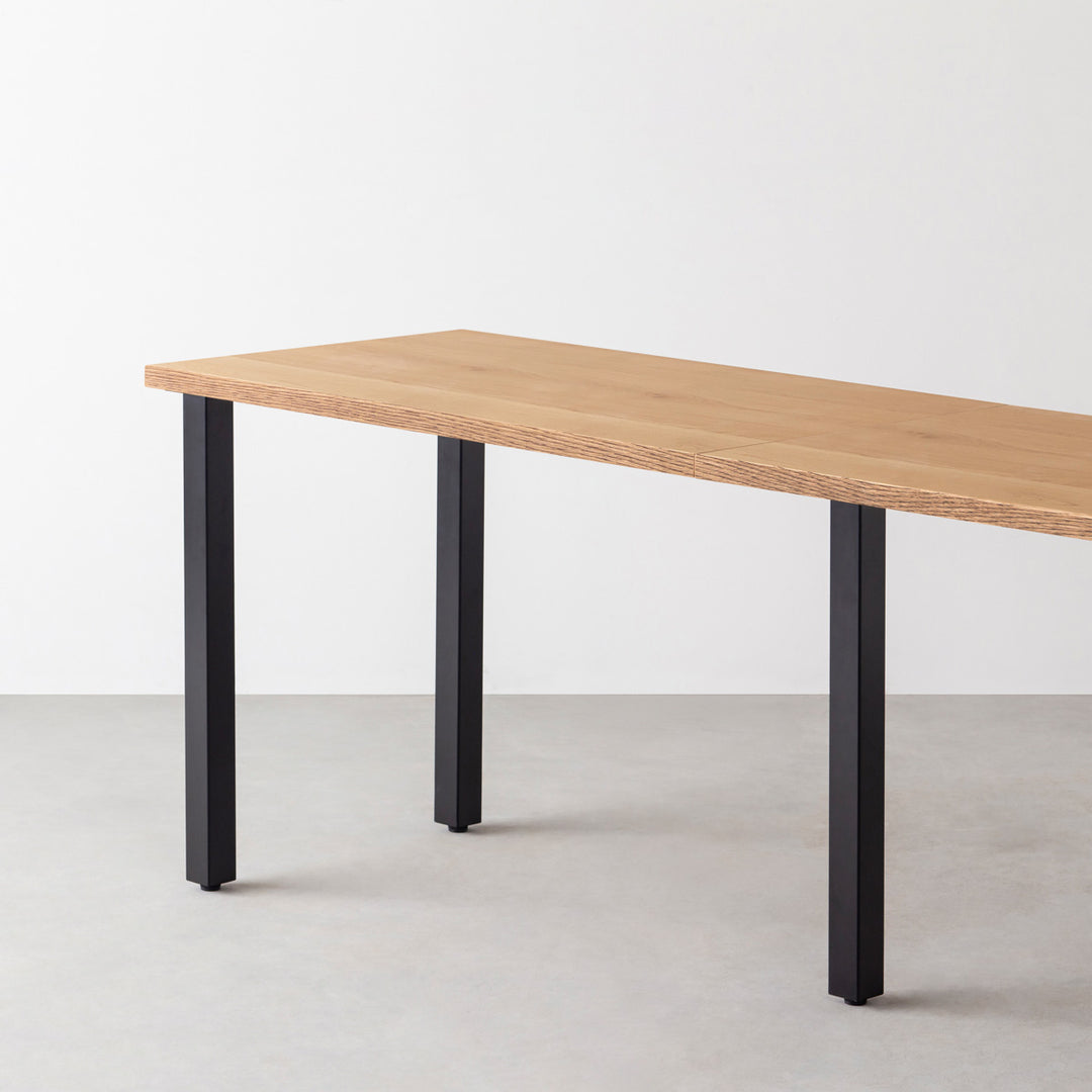 THE TABLE / ホワイトオーク × Black Steel × W181 - 300cm D40 - 69cm – KANADEMONO