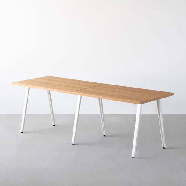 THE TABLE / ホワイトオーク × White Steel × W181 - 300cm