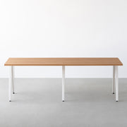 THE TABLE / ホワイトオーク × White Steel × W181 - 300cm