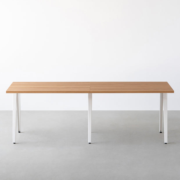 THE TABLE / ホワイトオーク × White Steel × W181 - 300cm