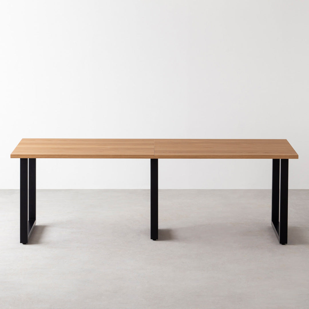 テーブルの面 THE TABLE / ホワイトオーク × Black Steel × W181 - 300cm – KANADEMONO