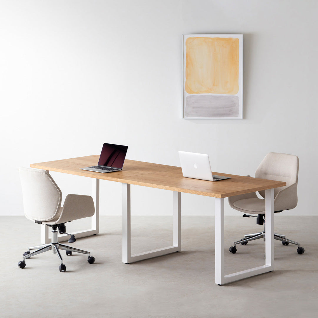 THE TABLE / ホワイトオーク × White Steel × W181 - 300cm – KANADEMONO