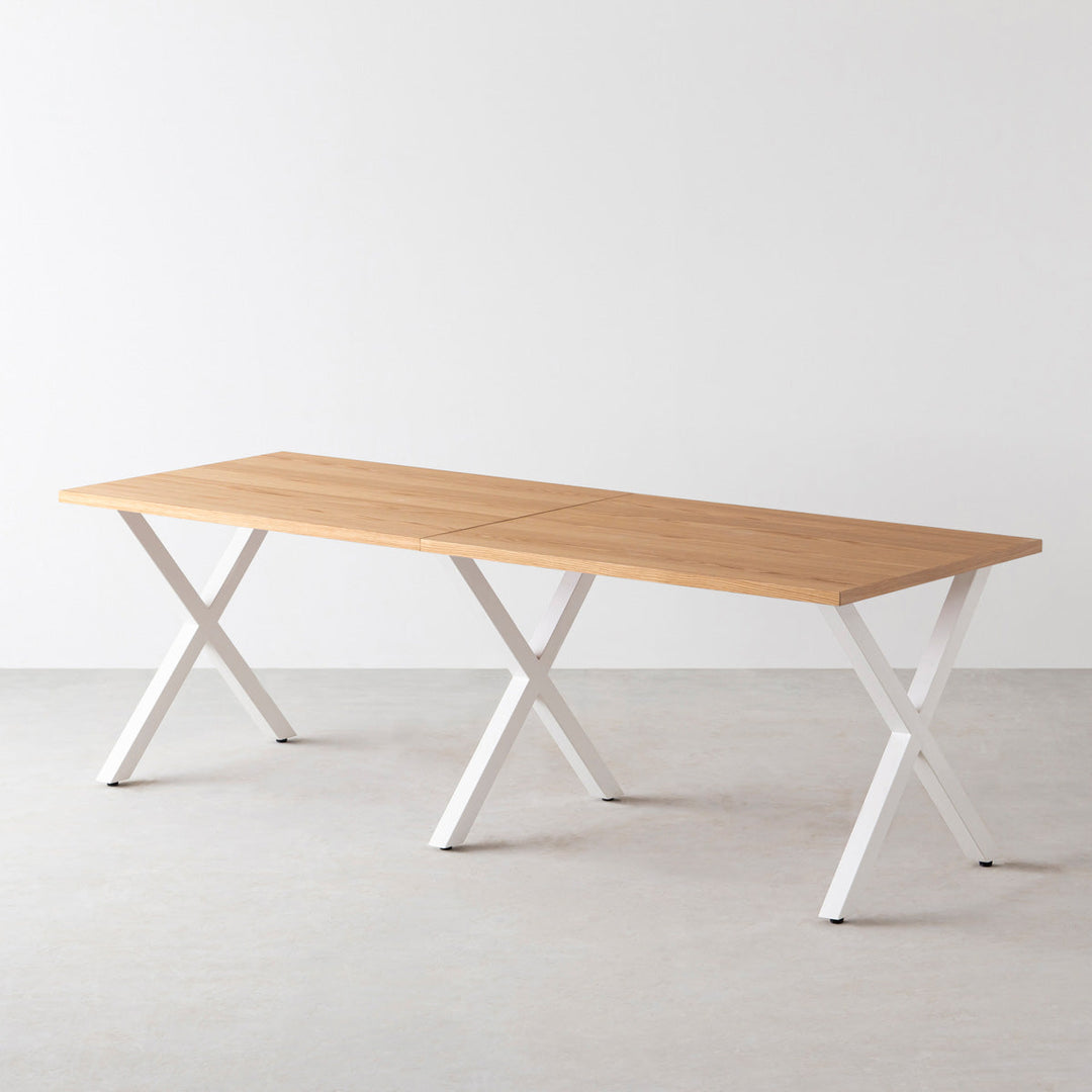 THE TABLE / ホワイトオーク × White Steel × W181 - 300cm – KANADEMONO