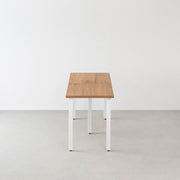 THE TABLE / くるみ × White Steel × W181 - 300cm D40 - 69cm