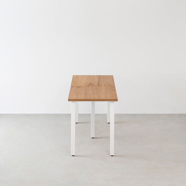 THE TABLE / くるみ × White Steel × W181 - 300cm D40 - 69cm