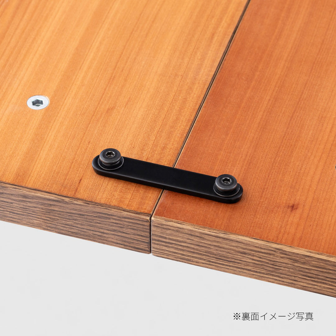 THE TABLE / ウォルナット × Tube T - Black Steel × W100 - 180cm