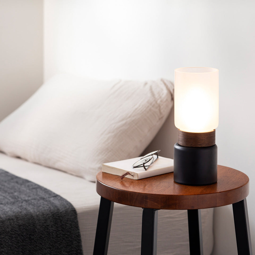 カナデモノ　Candle × Glassバーチ材 テーブルランプタッチ式 Candle × Glass バーチ材 テーブルランプ タッチ式 – KANADEMONO